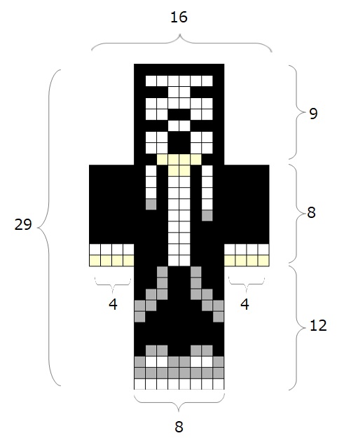 アイロンビーズでミスターブラック 作り方 図案を公開 わすろぐ